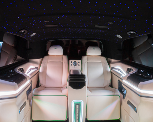 Luxury Seats of a Customized VIP Mercedes-Benz V-Class 2024 V250